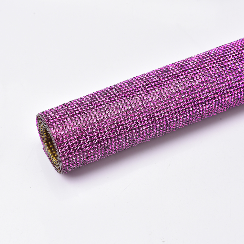 Fuchsia Rhinestone Sticker Tri - огляд і ціна Hotfix Rhinestone Sheet