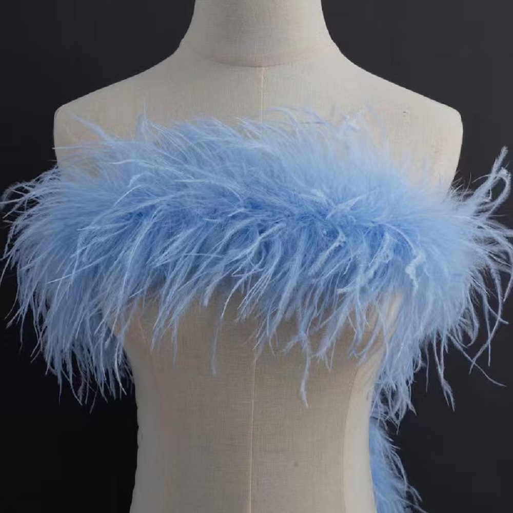 1Ply Ostrich feather boa 13-15 - огляд і ціна Feather Trim Marabou
