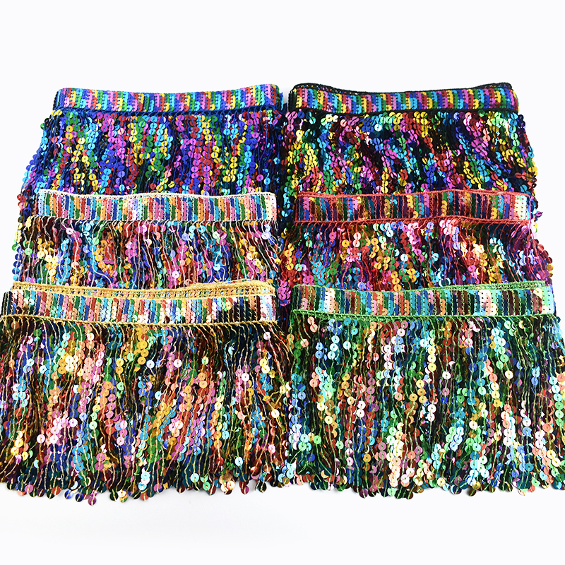 5/10Yards Sequin Fringe Tassel - огляд і ціна Beaded Trim Fringe