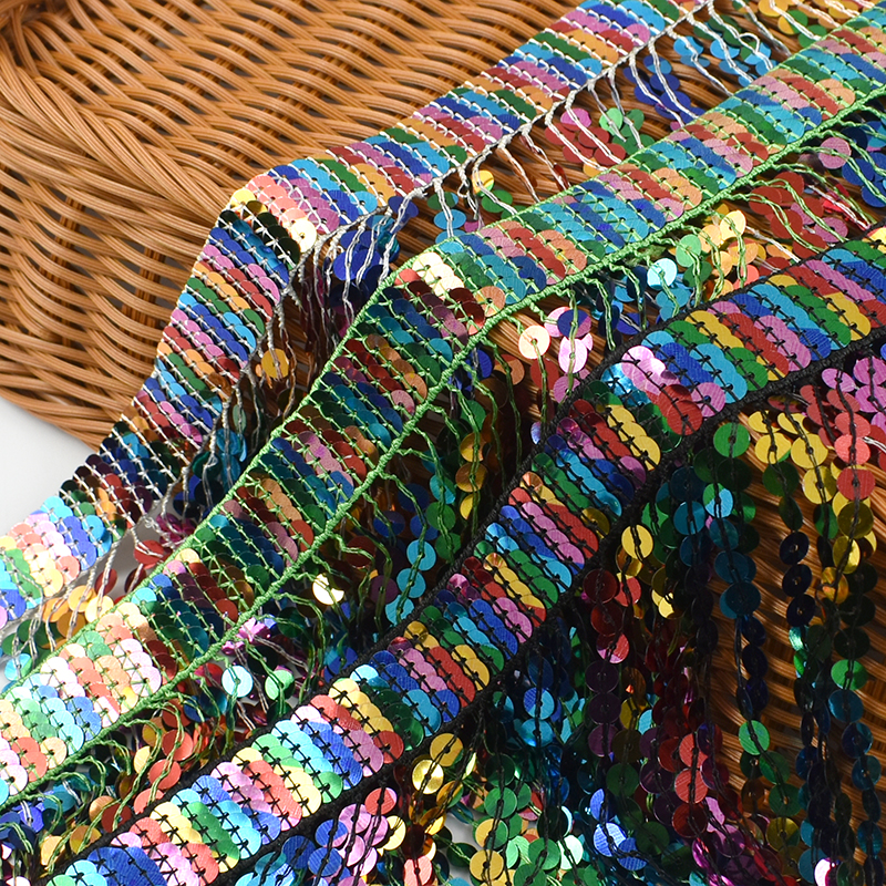5/10Yards Sequin Fringe Tassel - огляд і ціна Beaded Trim Fringe