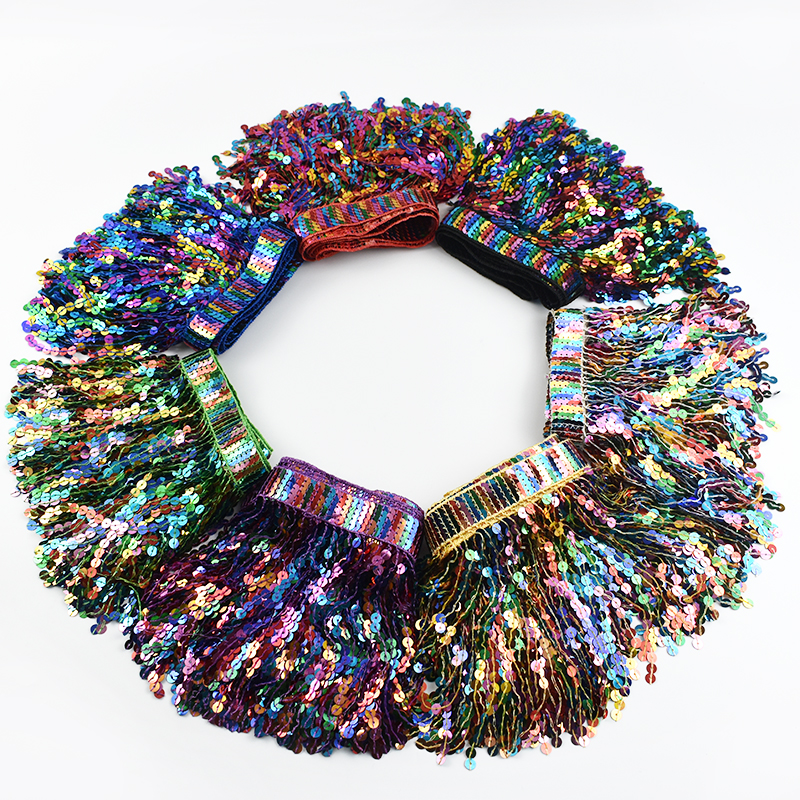 5/10Yards Sequin Fringe Tassel - огляд і ціна Beaded Trim Fringe