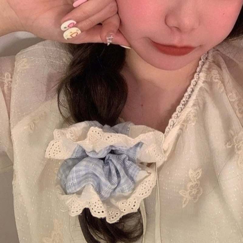 Women's Sweet Elastic Hair Ban - огляд і ціна Elastic Lace Trim