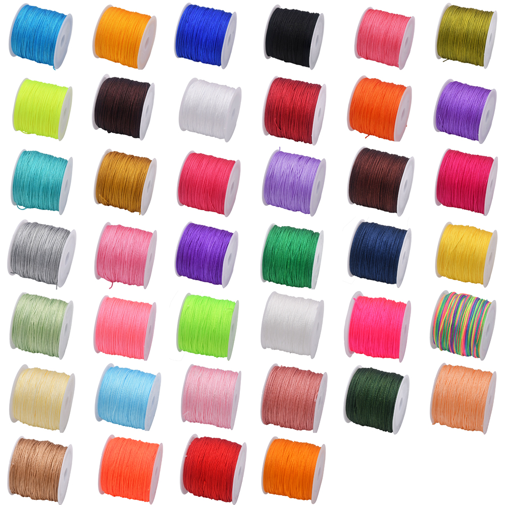 50Yds 0.8mm Crafts Nylon Cord  - огляд і ціна Beaded Trim Fringe