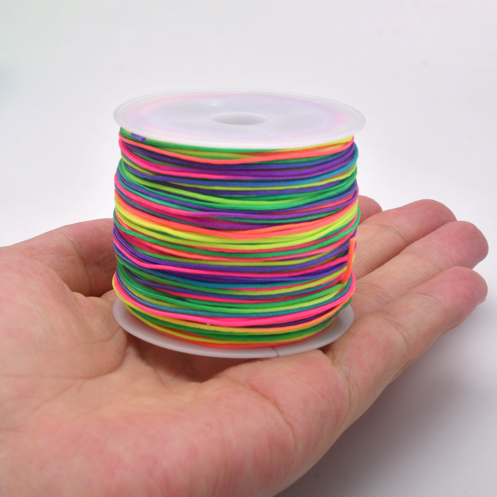 50Yds 0.8mm Crafts Nylon Cord  - огляд і ціна Beaded Trim Fringe