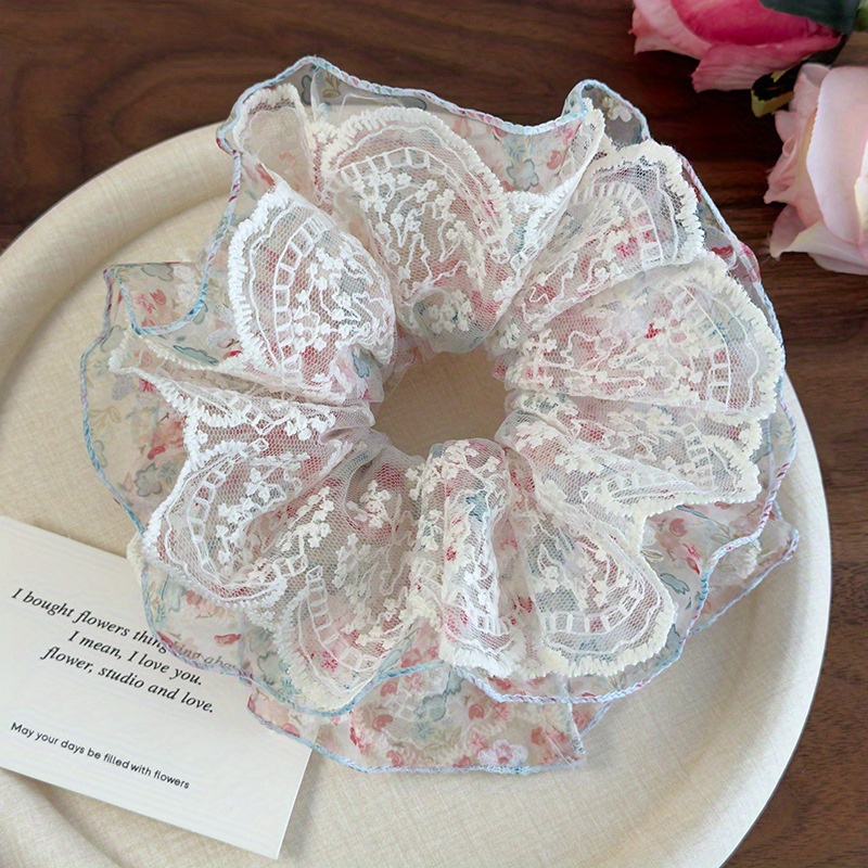 Pink and Green Floral Lace Tri - огляд і ціна Elastic Lace Trim