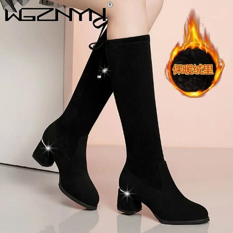 Women Autumn Winter Black Knee - огляд і ціна Guipure Lace Panel