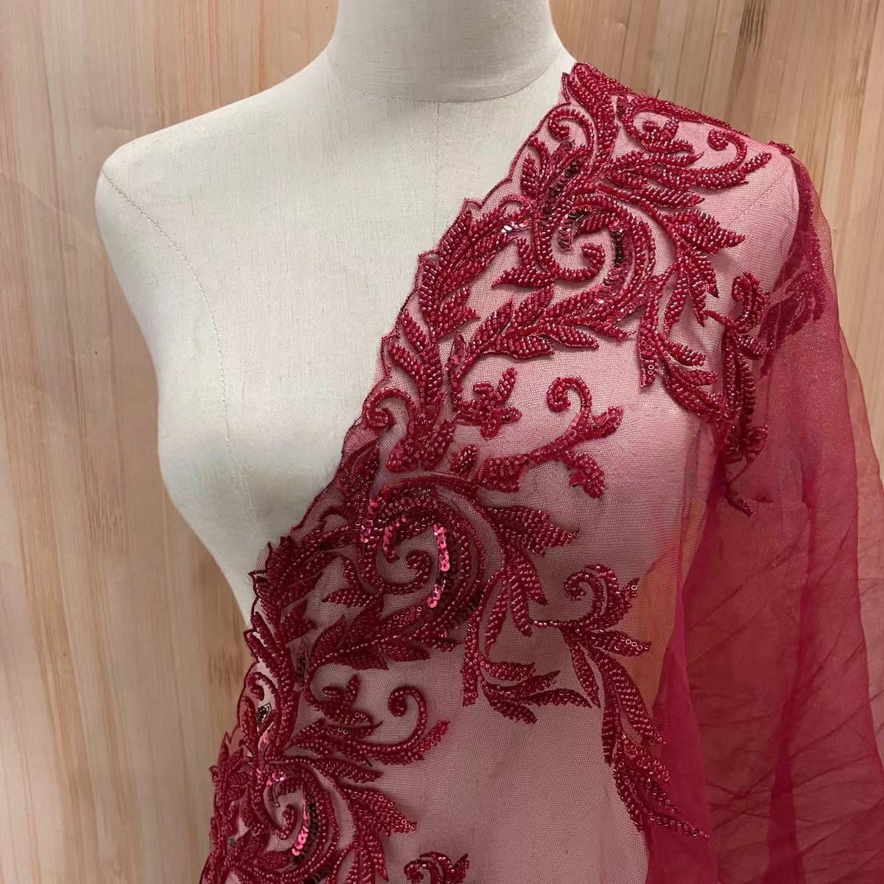 Beaded Embroidery Lace Trim wi - огляд і ціна Beaded Trim Fringe