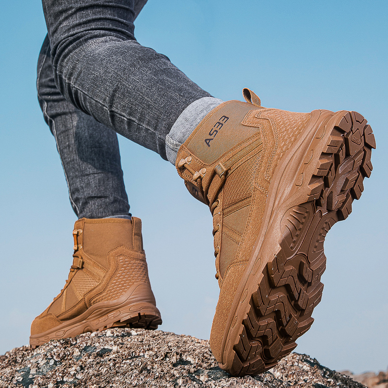 Men's Military Tactical Boots  - огляд і ціна Guipure Lace Panel