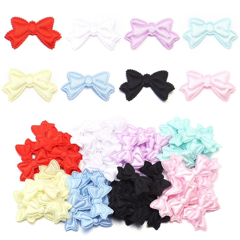 50pcs/lot 19x31mm Fabric Spong - огляд і ціна Applique Patch Flower