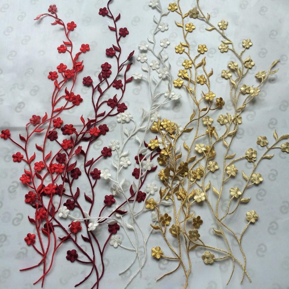3D Flower Applique Plum Blosso - огляд і ціна Applique Patch Flower