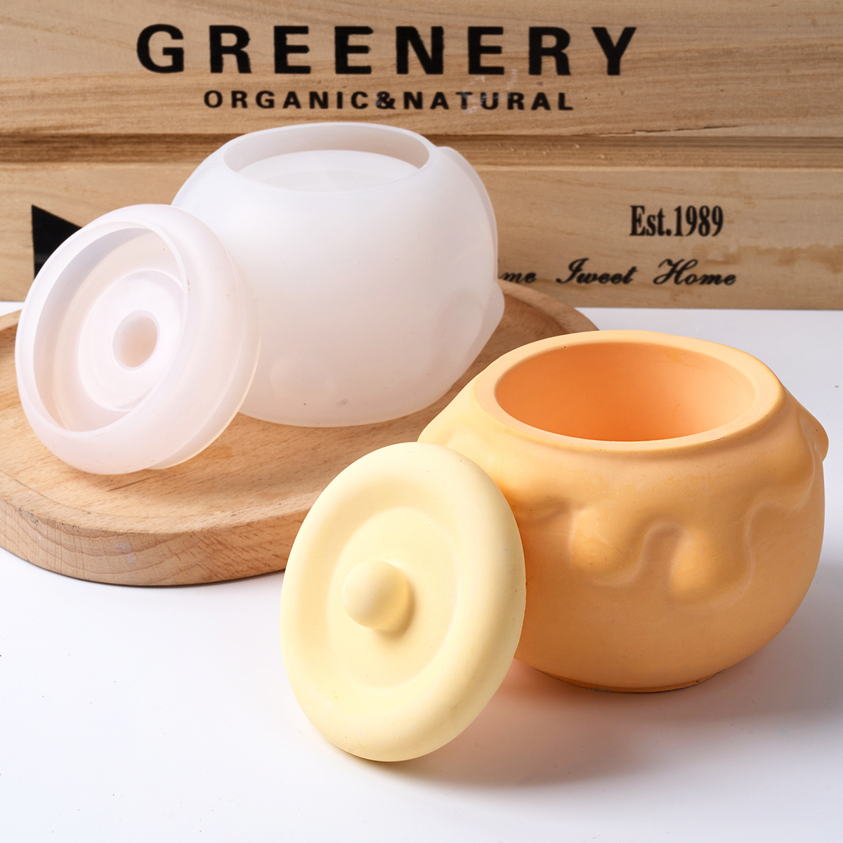 3D Honey Candle Jar Silicone M - огляд і ціна Craft Embellishment Storage