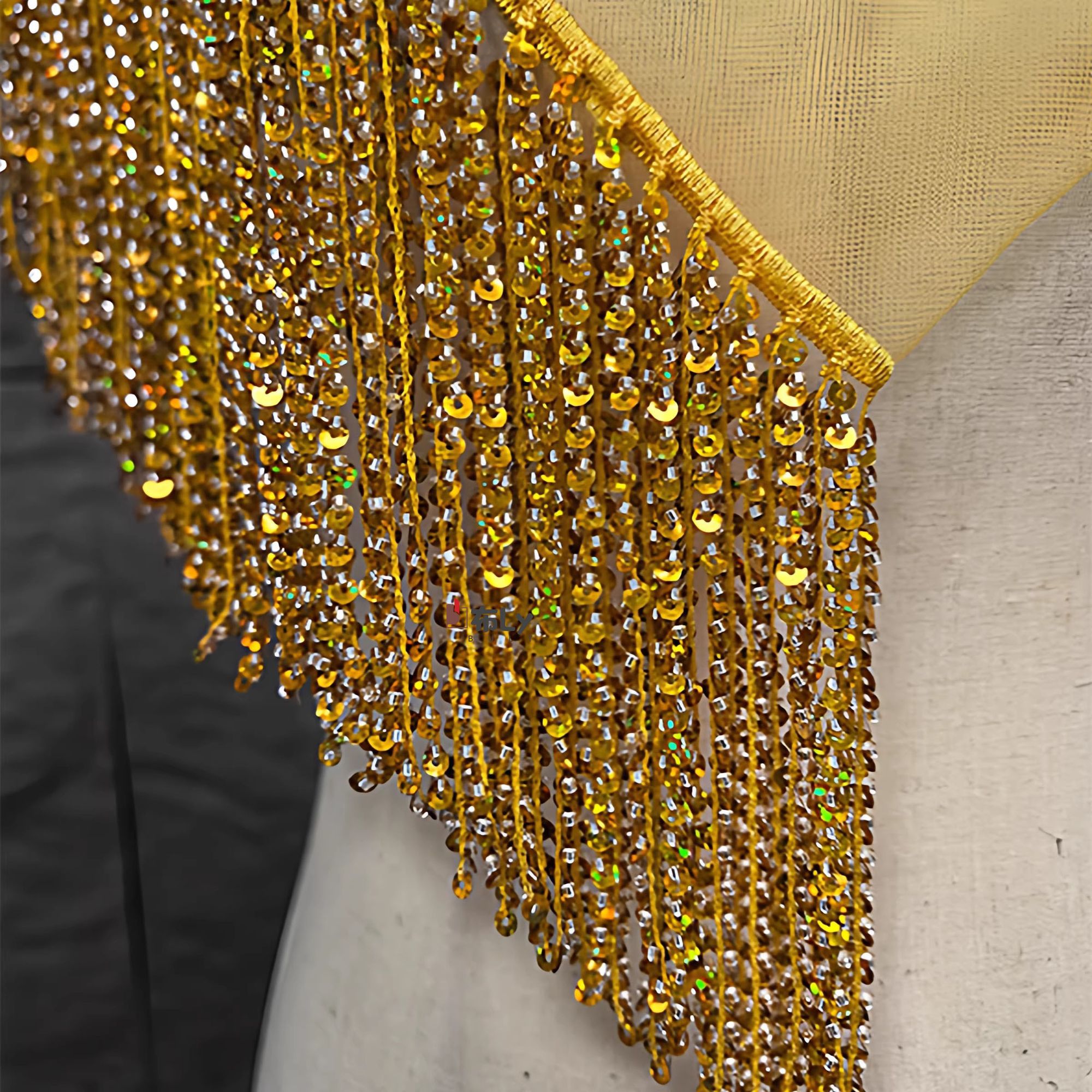 15cm Beaded Sequin Tassel Frin - огляд і ціна Beaded Trim Fringe