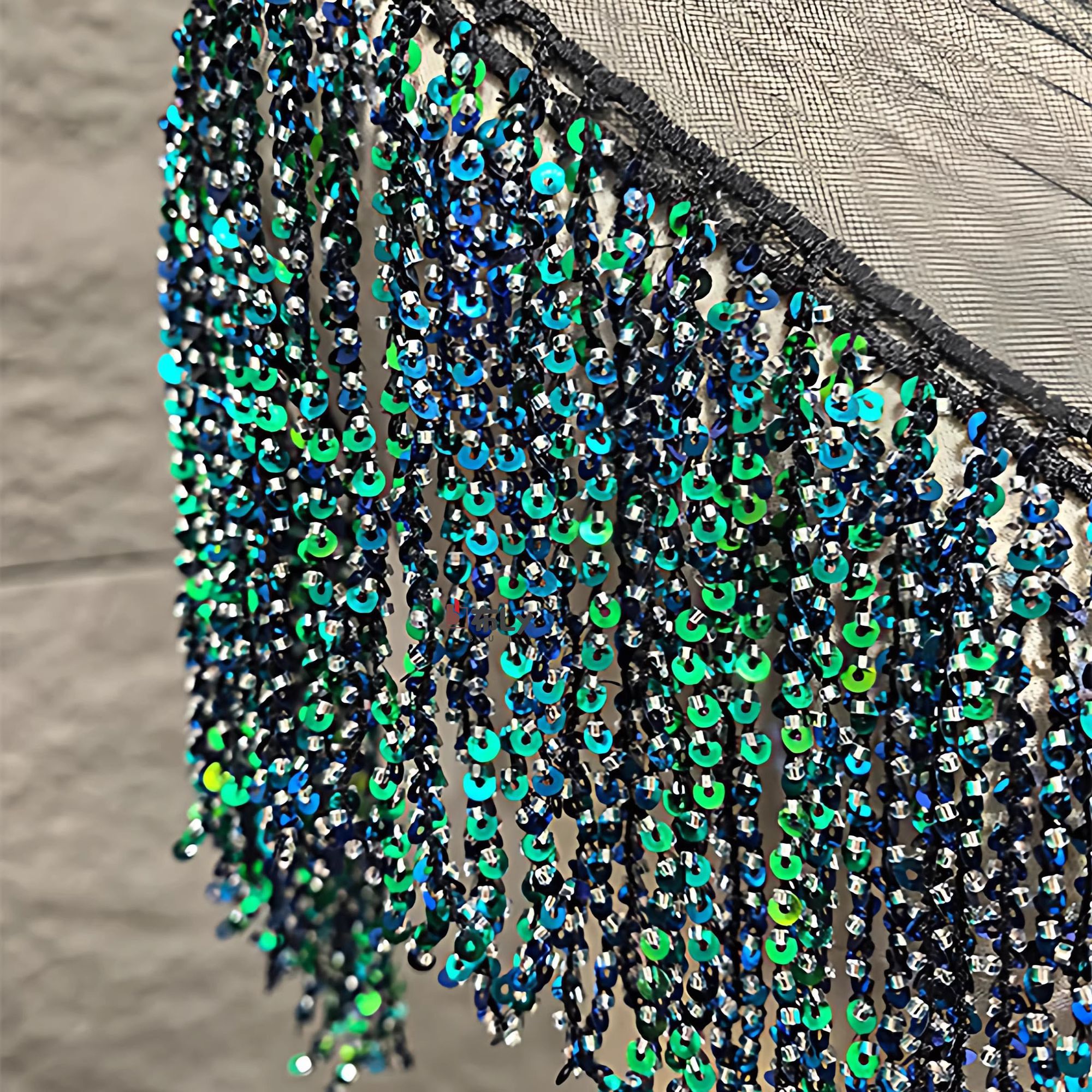 15cm Beaded Sequin Tassel Frin - огляд і ціна Beaded Trim Fringe