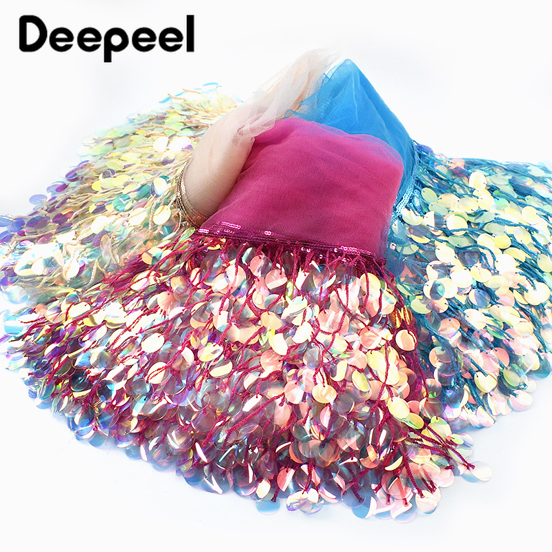 3Yards 17cm Beaded Sequins Tas - огляд і ціна Beaded Trim Fringe